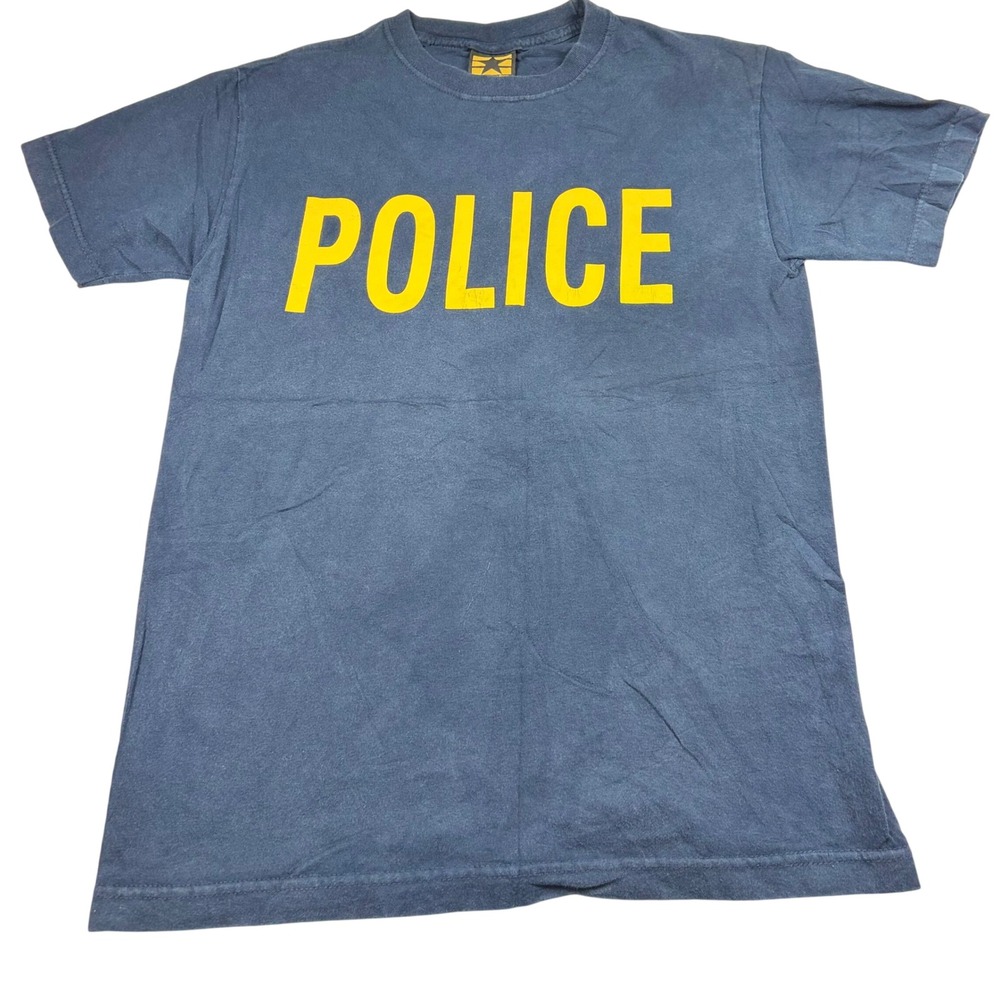 Propper Public Safety Police Graphic T-Shirt Navy Blue Yellow Mens Small S